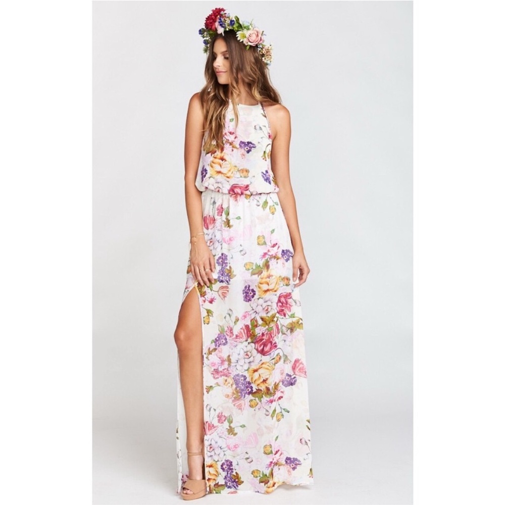 Show Me Your MuMu Floral Maxi Dress - Multicolor